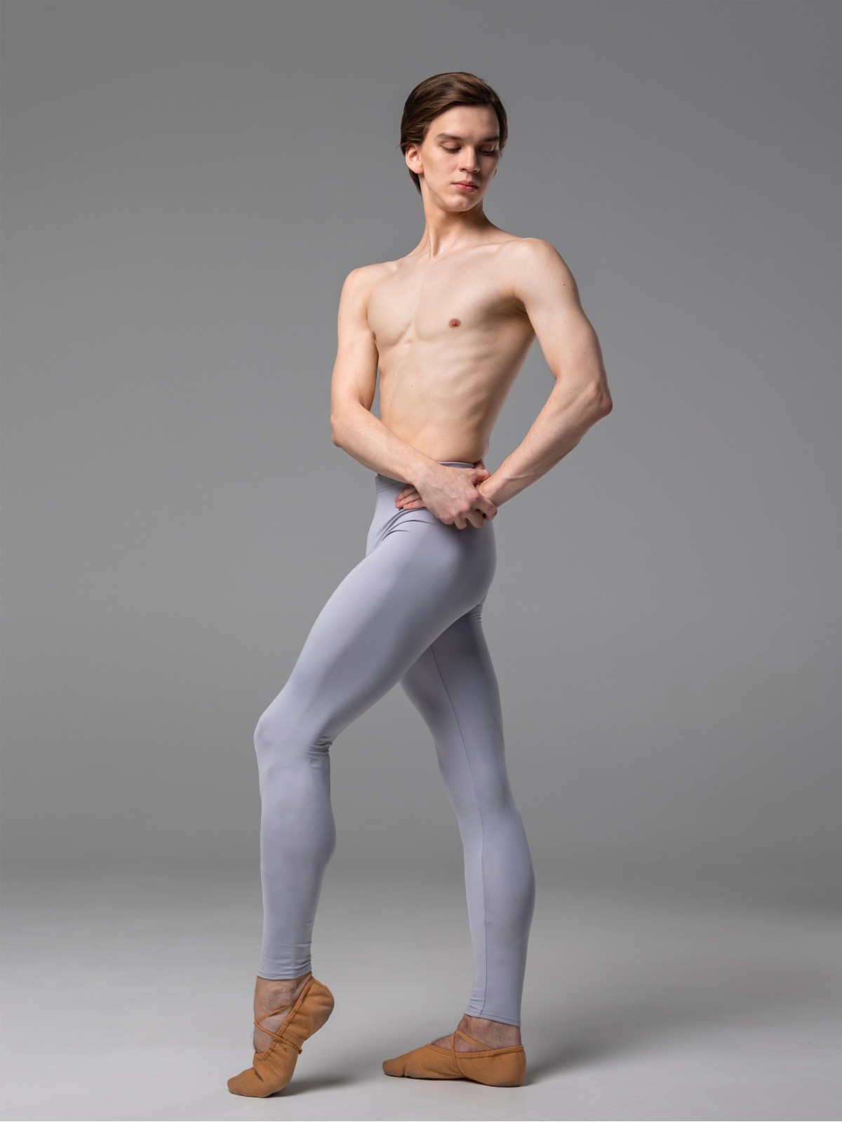 Grey ballet tights best sale